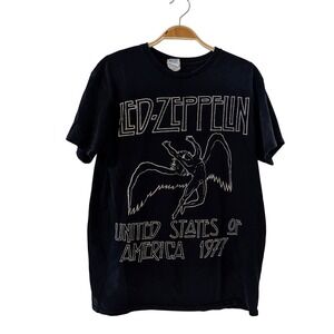Led Zeppelin T Shirt United States of America 1977 Band‎ Tee Medium